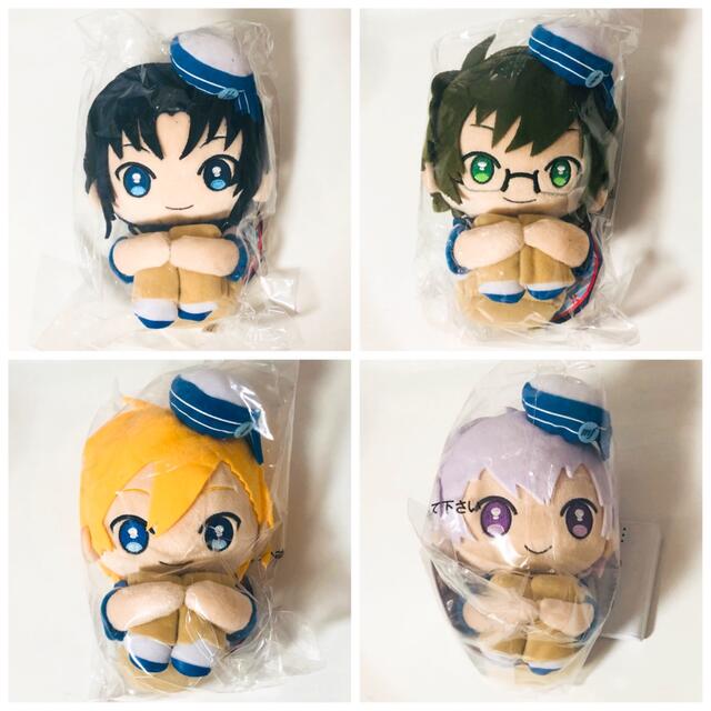 新品★アイナナ【IDOLISH7】おすわりぬいぐるみ★4点セット