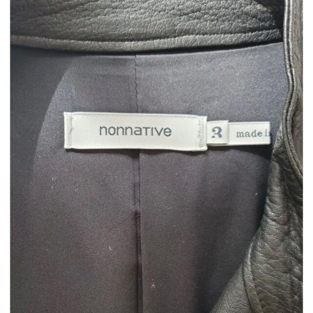 nonnative ノンネイティブダブルライダースジャケット レザー