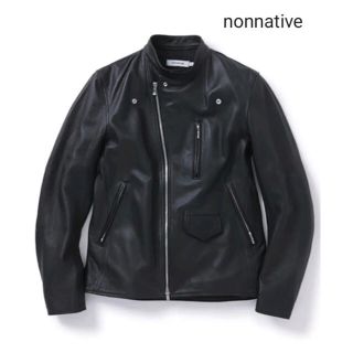 ノンネイティブ(nonnative)のnonnative ノンネイティブダブルライダースジャケット レザージャケット(ライダースジャケット)