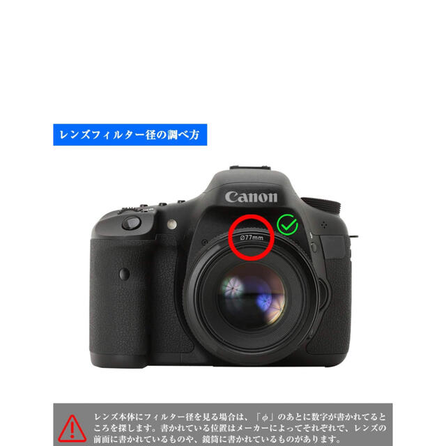 【送料無料】LENSKINS MRC ND1000フィルター 減光 薄型 77m スマホ/家電/カメラのカメラ(フィルター)の商品写真
