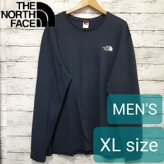 ザノースフェイス(THE NORTH FACE)の✨人気✨ THE NORTH FACE(ノースフェイス) ロンT ネイビー XL(Tシャツ/カットソー(七分/長袖))