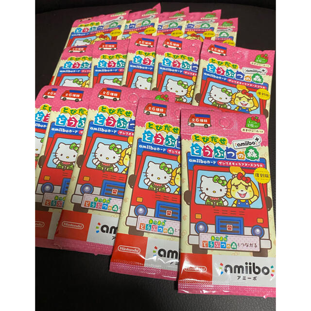 どうぶつの森　amiiboカード　サンリオ　15パック