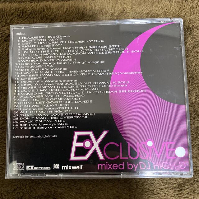DJ HIGH-D】EXCLUSIVE vol.1【90's R&B】【廃盤】の通販 by SRH's R&B