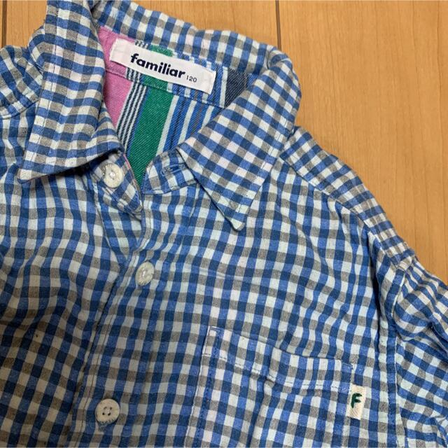 familiar(ファミリア)の【used美品2点】familiar 120センチ　男の子　おまとめ キッズ/ベビー/マタニティのキッズ服男の子用(90cm~)(Tシャツ/カットソー)の商品写真