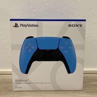 プレイステーション(PlayStation)の【純正品】DualSense ワイヤレスコントローラー スターライト ブルー(ゲーム)