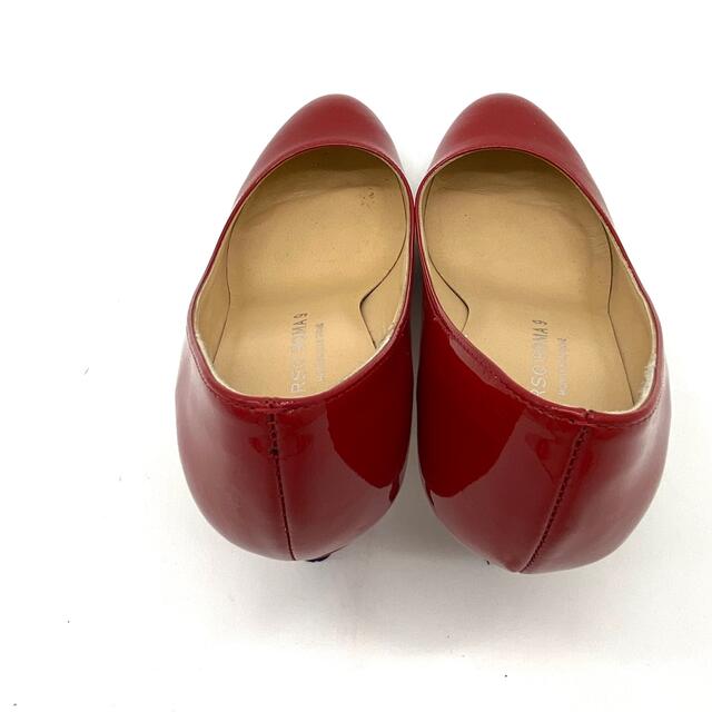 CORSO ROMA 9(コルソローマ)のCORSO ROMA9 コルソローマ エナメル パンプス 赤 22.5cm レディースの靴/シューズ(ハイヒール/パンプス)の商品写真