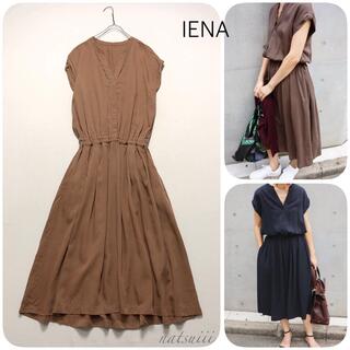 イエナ(IENA)のIENA イエナ . スキッパー シャツ ワンピース(ひざ丈ワンピース)