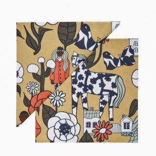 マリメッコ(marimekko)のmarimekko マリメッコ　Marikylaペーパーナプキン　３枚(その他)