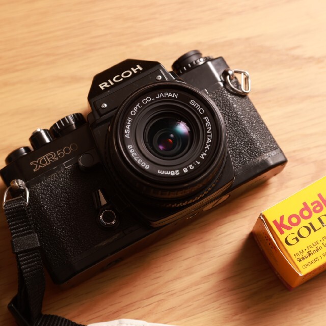 フィルム電池付 PENTAX 28mm Ricoh XR500 フィルムカメラ