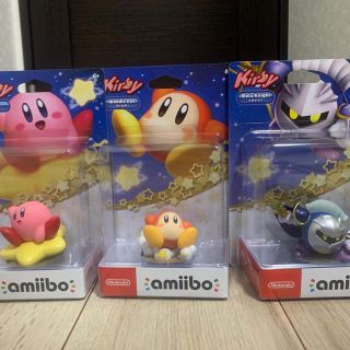 ニンテンドウ(任天堂)の新品未開封 amiibo 星のカービィシリーズ 3体セット(ゲームキャラクター)