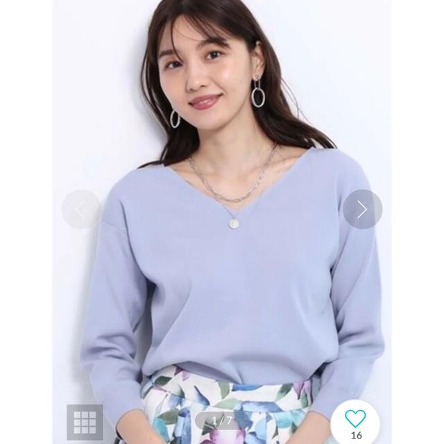 新品❤︎ジャスグリッティー❤︎ ゆるVニット