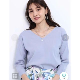 ジャスグリッティー(JUSGLITTY)の新品❤︎ジャスグリッティー❤︎ ゆるVニット (ニット/セーター)