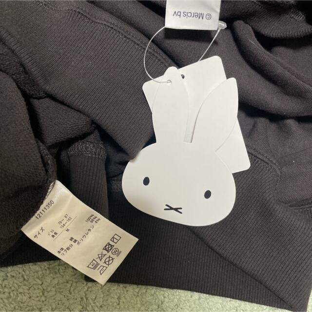 ミッフィー　Miffy 黒　スウェット未使用タグ付き 3