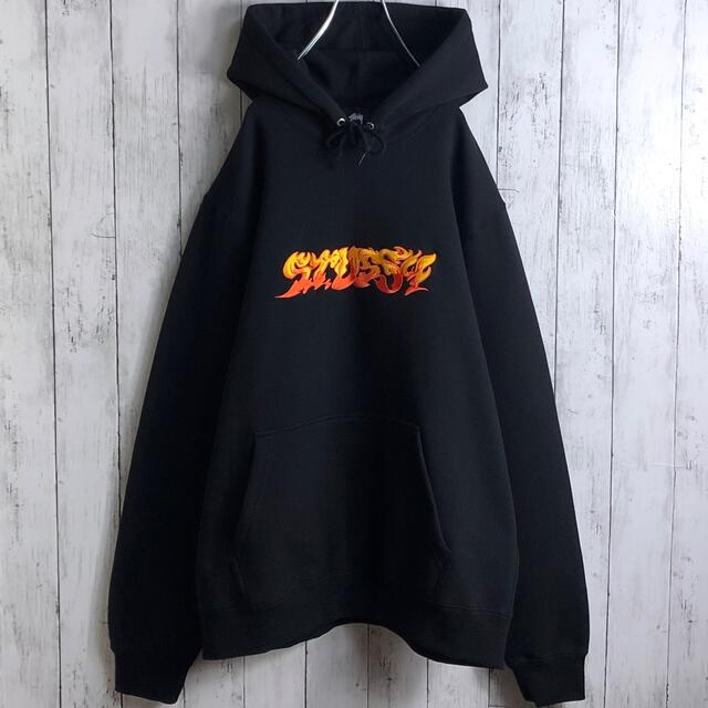 ステューシー　STUSSY パーカー　黒  XL 正規品