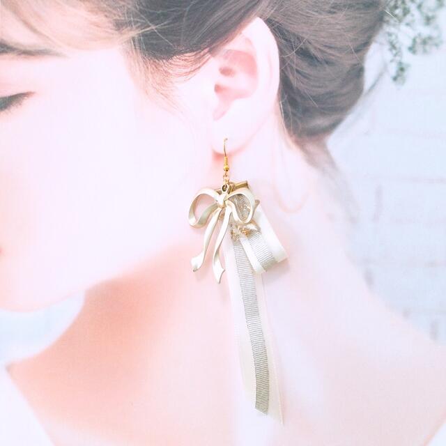 ［浪漫］夢見 (earring) ハンドメイドのアクセサリー(ピアス)の商品写真