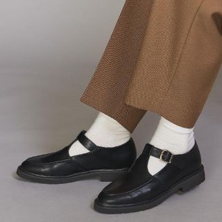 ビューティアンドユースユナイテッドアローズ(BEAUTY&YOUTH UNITED ARROWS)のBY Tストラップ リサイクルレザー ローファー(ローファー/革靴)