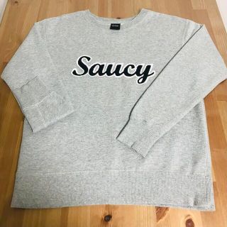 マウジー(moussy)のmoussy saucy スウェット(トレーナー/スウェット)