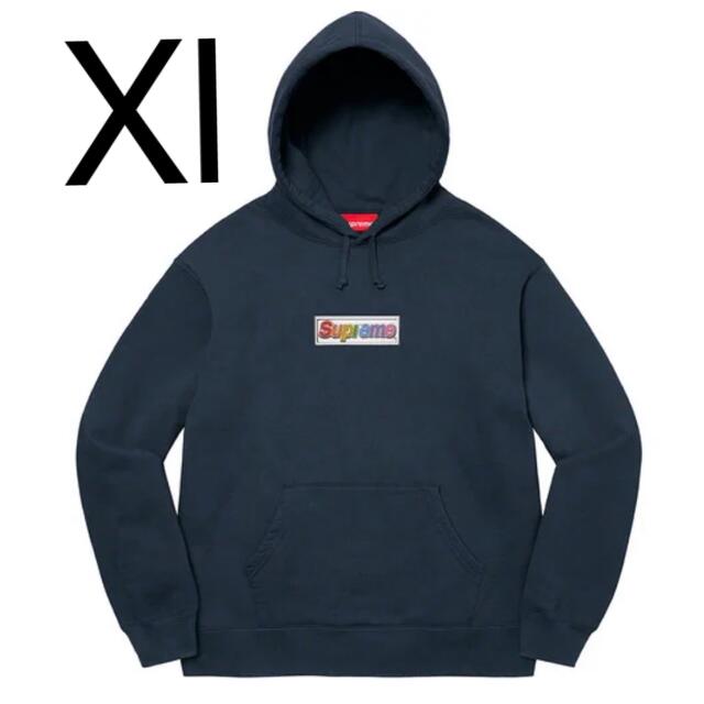 Supreme - Supreme 2022SS Bling Box Logo hooded XL