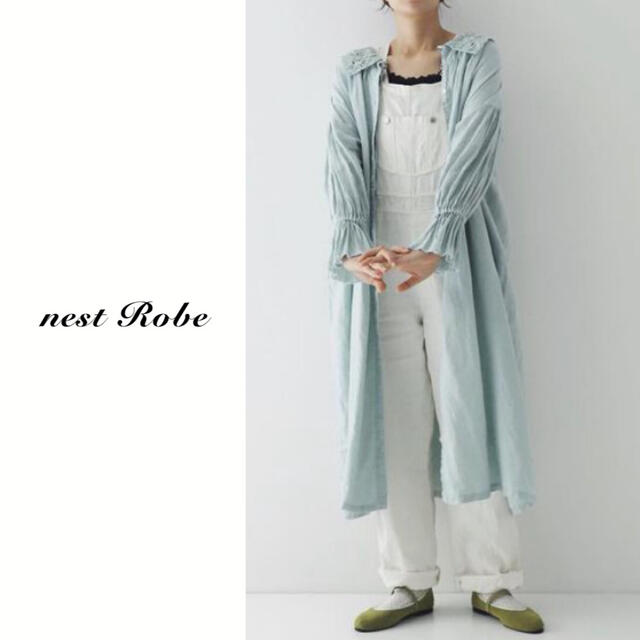 JOURNAL STANDARD(ジャーナルスタンダード)のnest robe（ネストローブ）| レースカラー2wayスモックワンピース レディースのワンピース(ロングワンピース/マキシワンピース)の商品写真