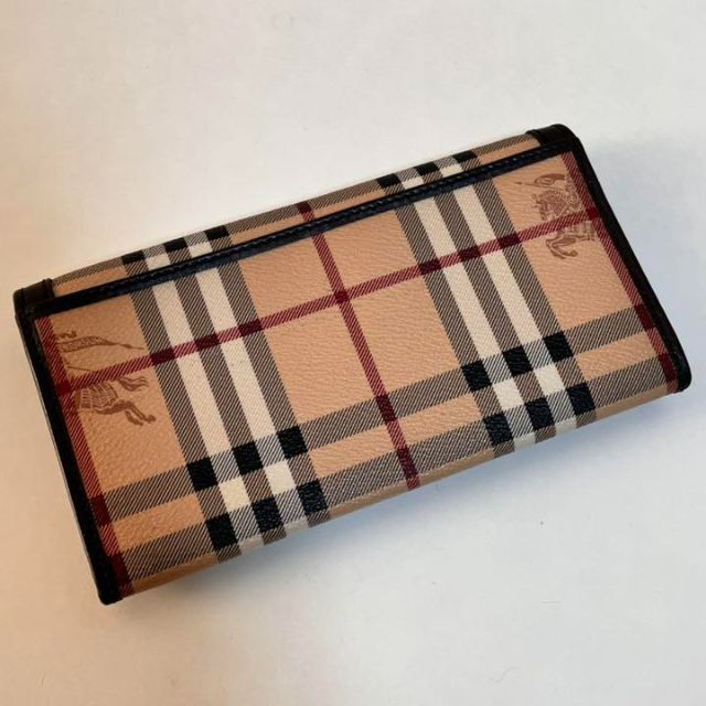 BURBERRY(バーバリー)のBurberry☆チェック柄 ２つ折り長財布 美品 レディースのファッション小物(財布)の商品写真