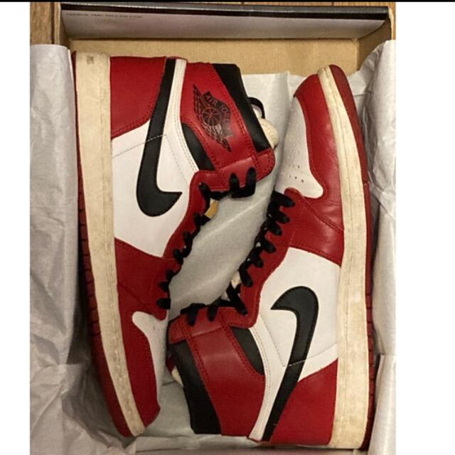 箱付き　AIR JORDAN 1st CHICAGO 28cm custom品