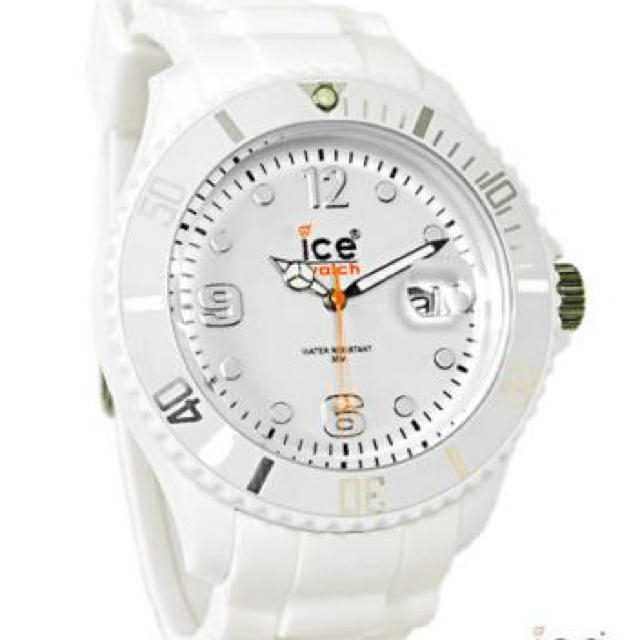 ice watchホワイト レディースのファッション小物(腕時計)の商品写真