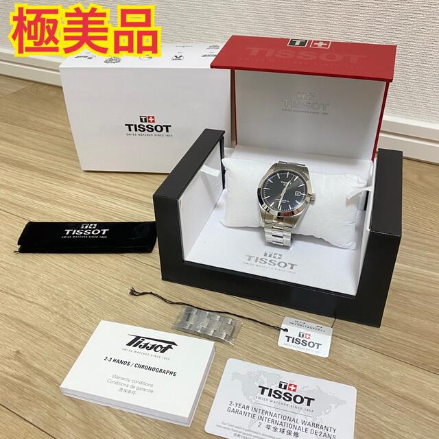 中古】 TISSOT - 美品 T127.407.11.051.00 ジェントルマン メンズ 時計 ...