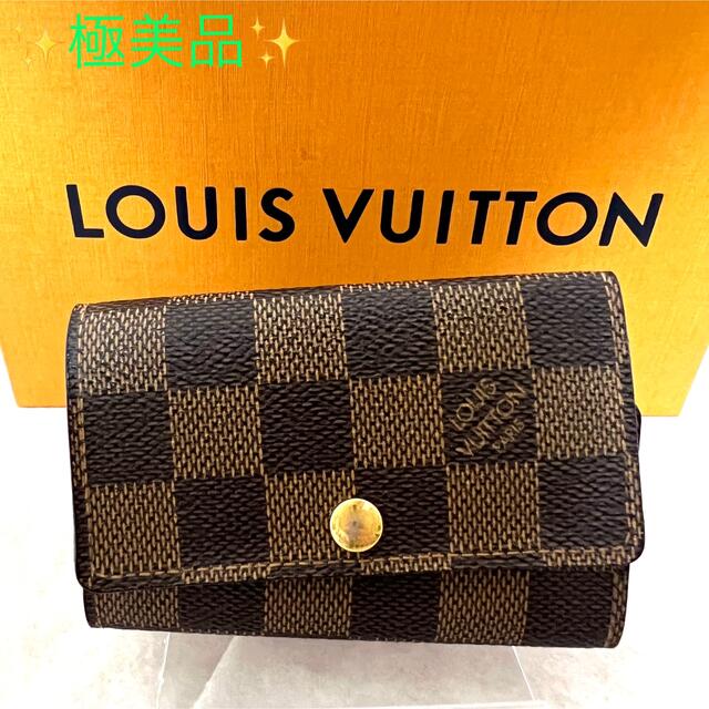 LOUIS VUITTON(ルイヴィトン)の【✨極美品✨】ルイヴィトン  ミュルティクレ6  ダミエエベヌ　キーケース レディースのファッション小物(キーケース)の商品写真