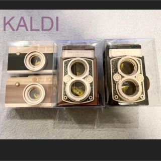 カルディ(KALDI)の【新品】KALDI 一眼レフカメラ木箱&一眼レフレックスカメラ木箱(その他)