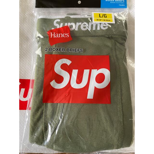 Supreme Hanes box ボクサー パンツ L シュプリーム ヘインズ