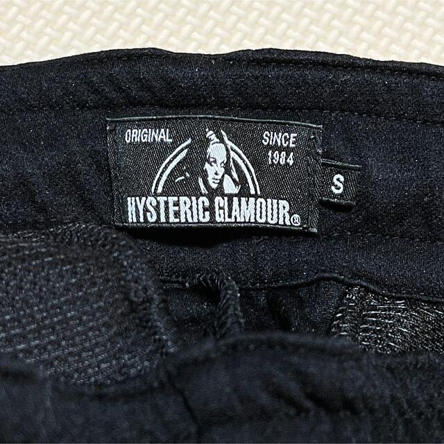 HYSTERIC GLAMOUR(ヒステリックグラマー)のヒステリックグラマー サイドライン トラックパンツ ジャージ 黒 ブラック S レディースのパンツ(カジュアルパンツ)の商品写真