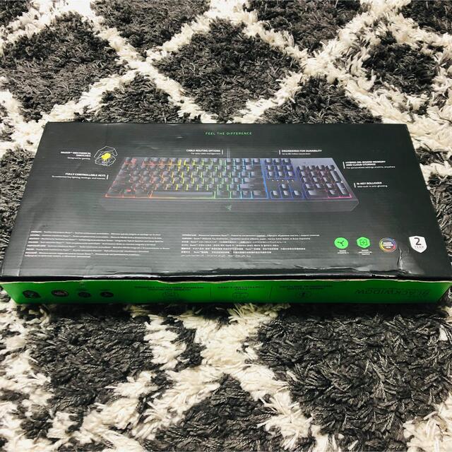 Razer(レイザー)のRAZER レイザー BlackWidow JP - Yellow Switch スマホ/家電/カメラのPC/タブレット(PC周辺機器)の商品写真