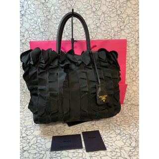 プラダ(PRADA)の美品♡ PRADA フリルトートバッグ(トートバッグ)