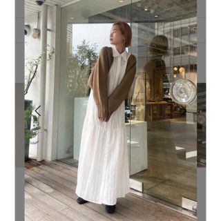 トゥデイフル(TODAYFUL)のTODAYFUL Sheerstripe Shirts Dress (ロングワンピース/マキシワンピース)