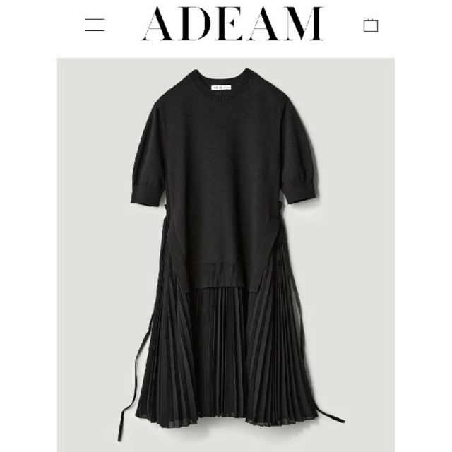 アディアムADEAM/Orchid Knit Dress/白/XS 8