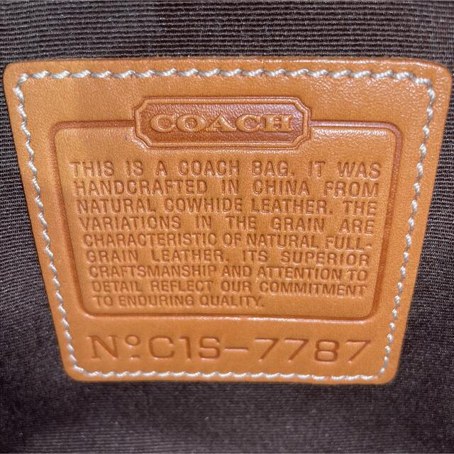 COACH  コーチ　トートバッグ　手提げ　オールレザー　自立します 8