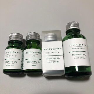 ムジルシリョウヒン(MUJI (無印良品))のエルガル様専用 無印良品 エッセンシャルオイル 4つセット (一部中古)(エッセンシャルオイル（精油）)