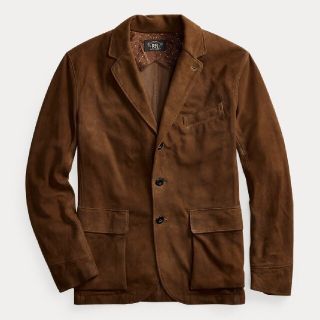 ダブルアールエル(RRL)の【ビンテージ】RRL Suede Coat S ダブルアールエル スエード(テーラードジャケット)