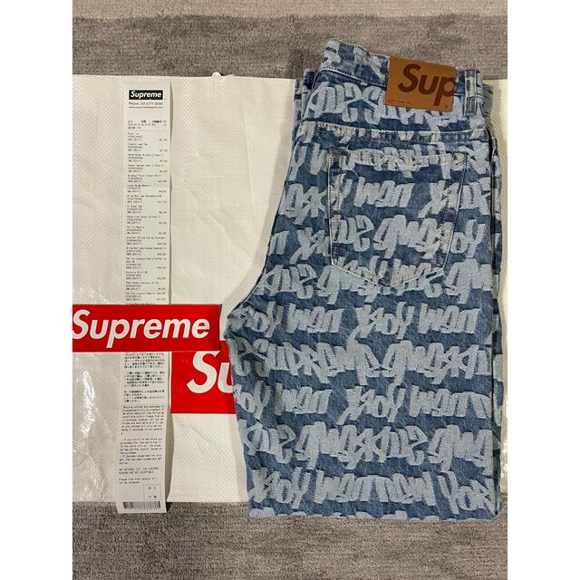 Supreme - Supreme Fat Tip Jacquard Regular Jean 32の通販 by Supreme - Supreme Fat Tip Jacquard Regular Jean 32の通販 by