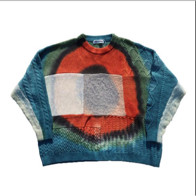 メンズ TTT_MSW 22ss Crazy pattern Knit Multi 販売最安値 lecent.jp