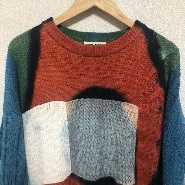 メンズ TTT_MSW 22ss Crazy pattern Knit Multi 販売最安値 lecent.jp