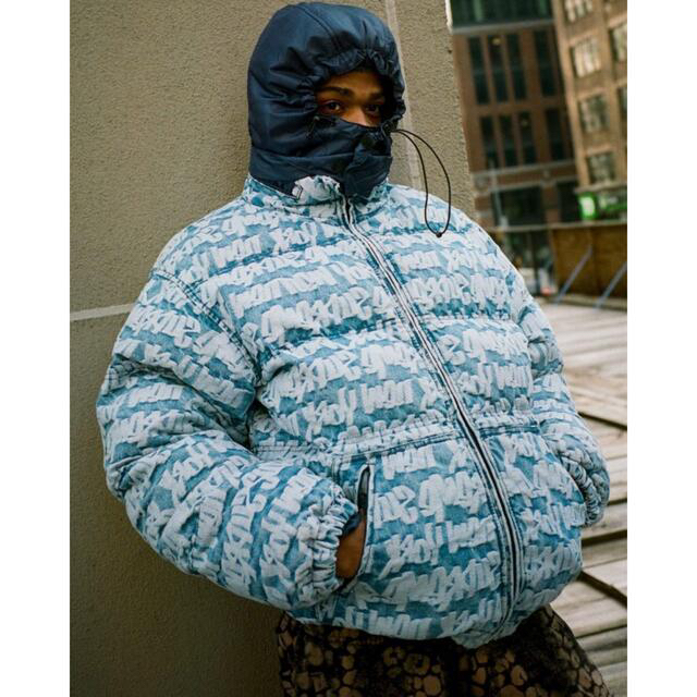 HOT大人気 Supreme - Fat Tip Jacquard Denim Puffer Jacketの通販 by