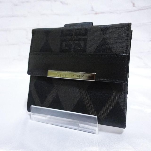 極美品✨ジバンシィ 三つ折り財布 ウォレット レザー ブラック