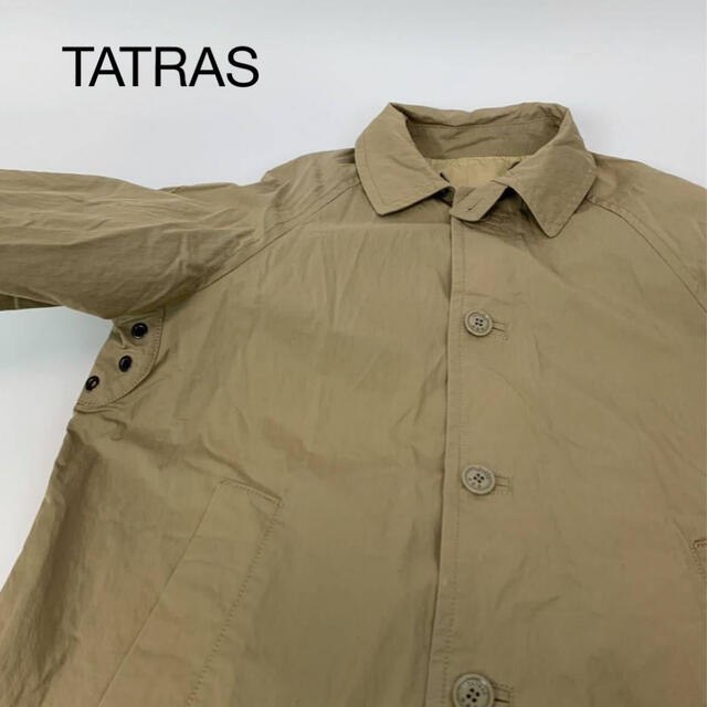 TATRAS  ス　テンカラーコート 01  MTK17S435 ベージュ