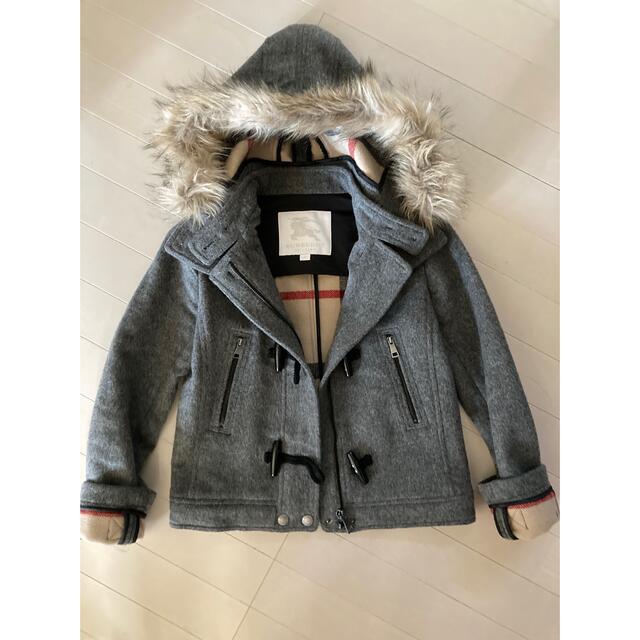 BURBERRY - バーバリー★12Y/152cm ★コート　グレー