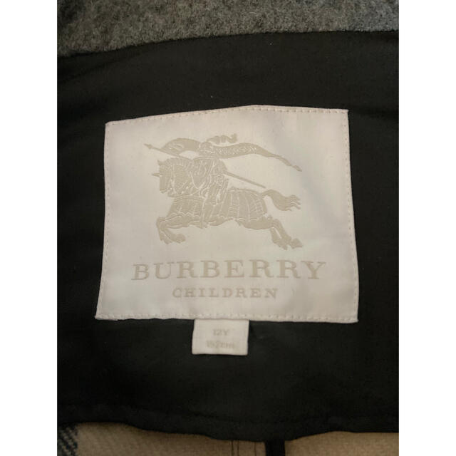 BURBERRY(バーバリー)のバーバリー★12Y/152cm ★コート　グレー キッズ/ベビー/マタニティのキッズ服女の子用(90cm~)(コート)の商品写真