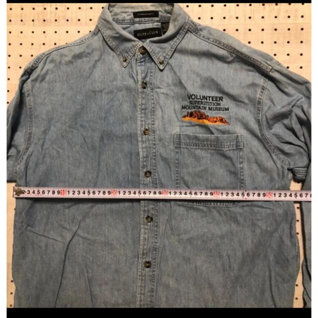 U.S-146 ワークシャツ　企業名刺繍　長袖シャツ メンズのトップス(シャツ)の商品写真