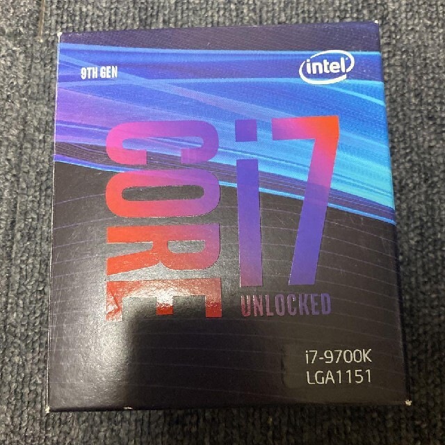 スマホ/家電/カメラINTEL I7 9700K