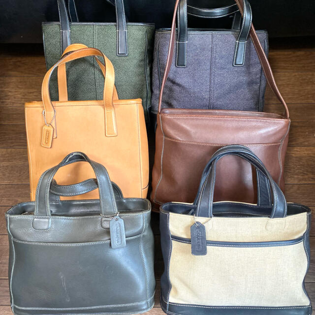 COACH◆USA製オールドコーチ ハンドバッグ 9303 グレー