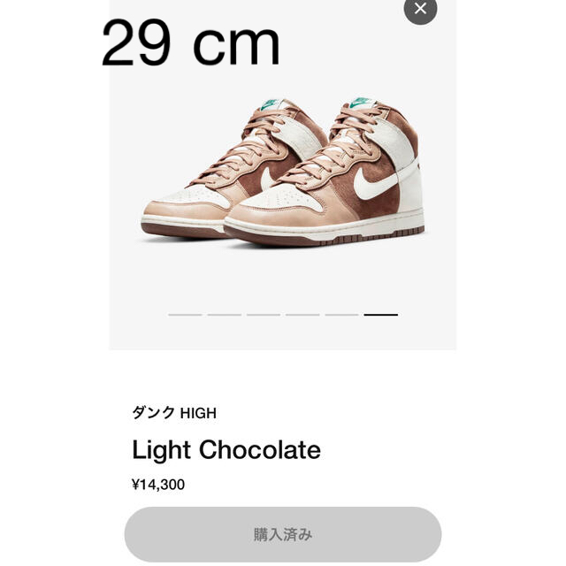 メンズ29cm Nike Dunk High PRM "Light Chocolate